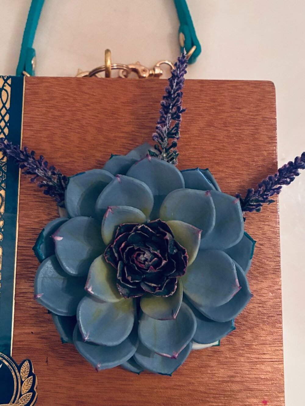 Original Suenos de Saundra Upcycled ESPINOSA Cigar Box Purse - Picture 9 of 15